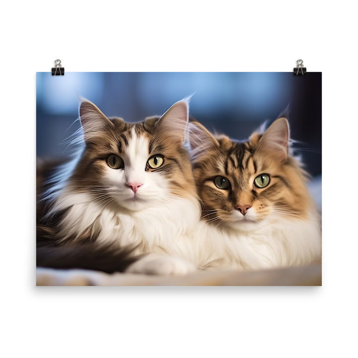 Norwegian Forest Photo paper poster - PosterfyAI.com