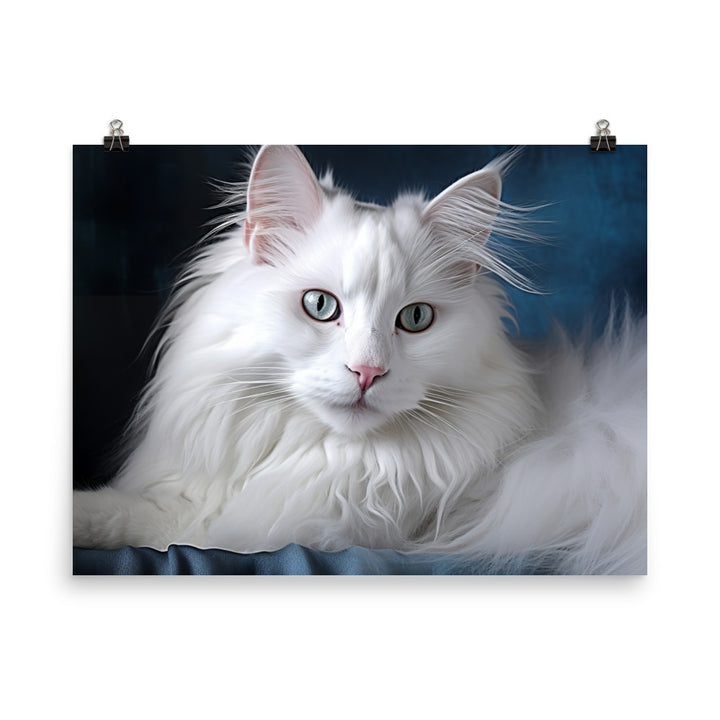 Turkish Angora Photo paper poster - PosterfyAI.com