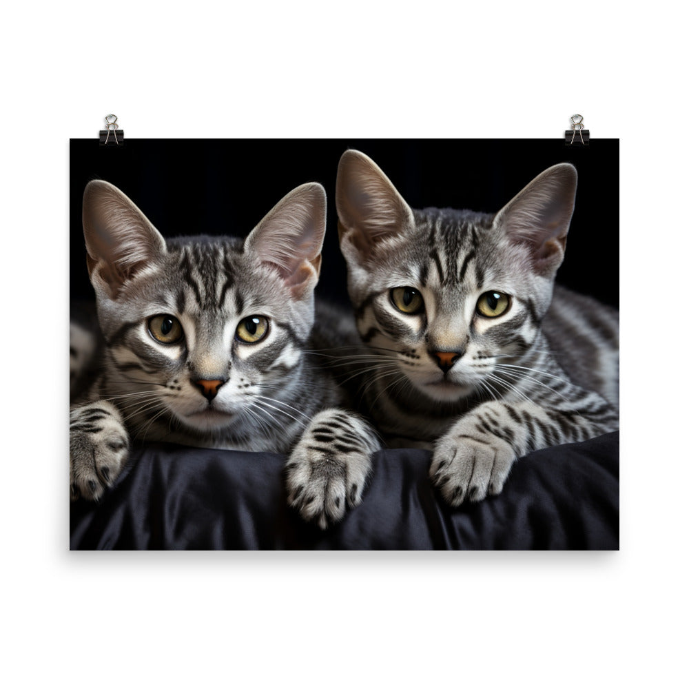 Egyptian Mau Photo paper poster - PosterfyAI.com