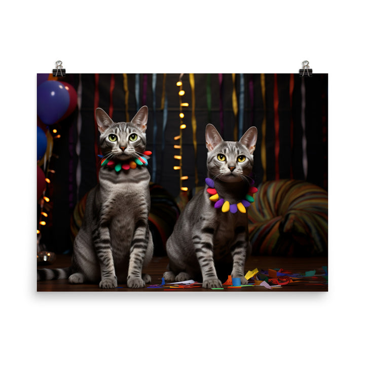 Egyptian Mau Photo paper poster - PosterfyAI.com