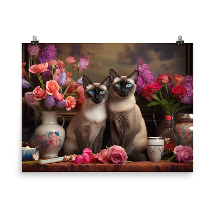 Siamese Photo paper poster - PosterfyAI.com