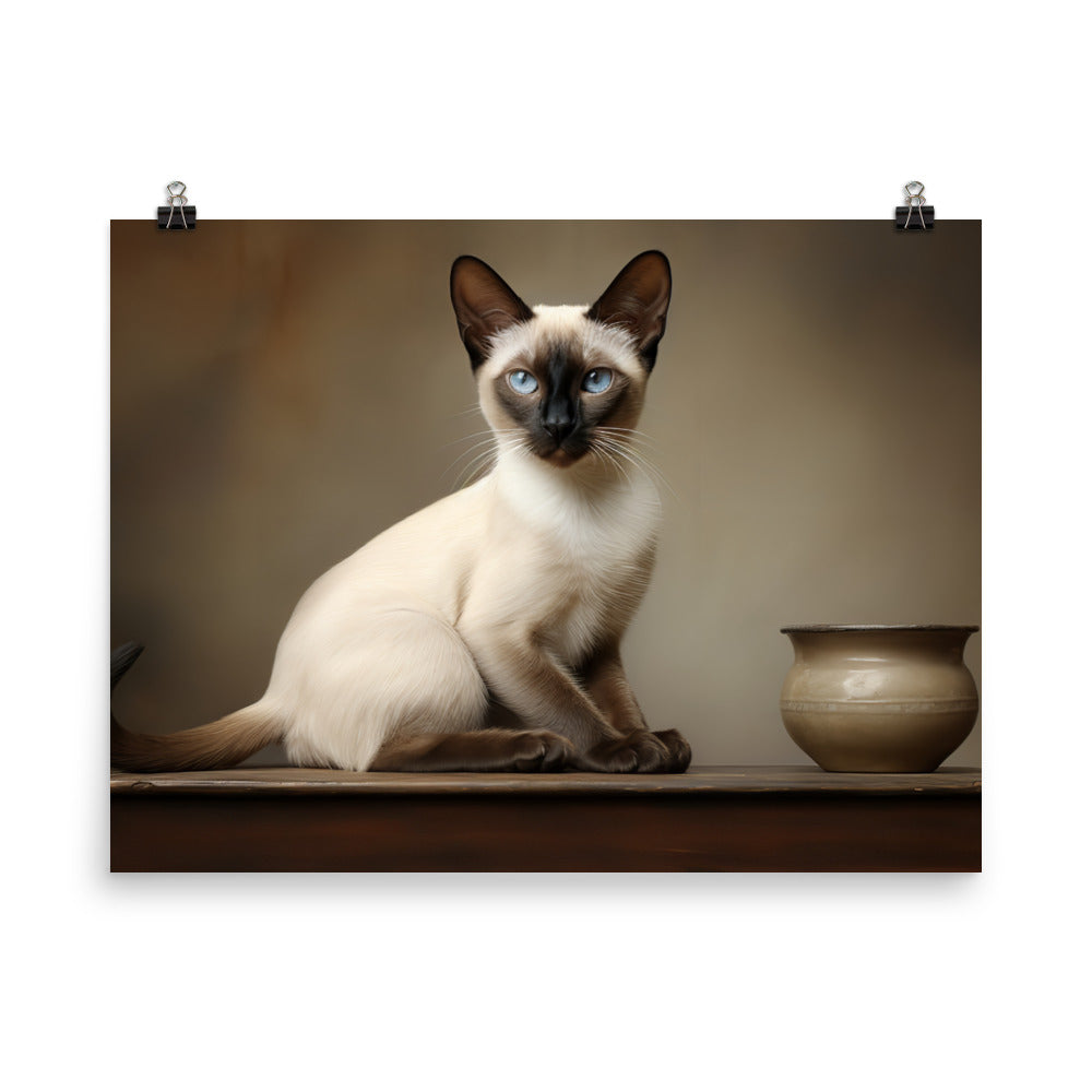 Siamese Photo paper poster - PosterfyAI.com