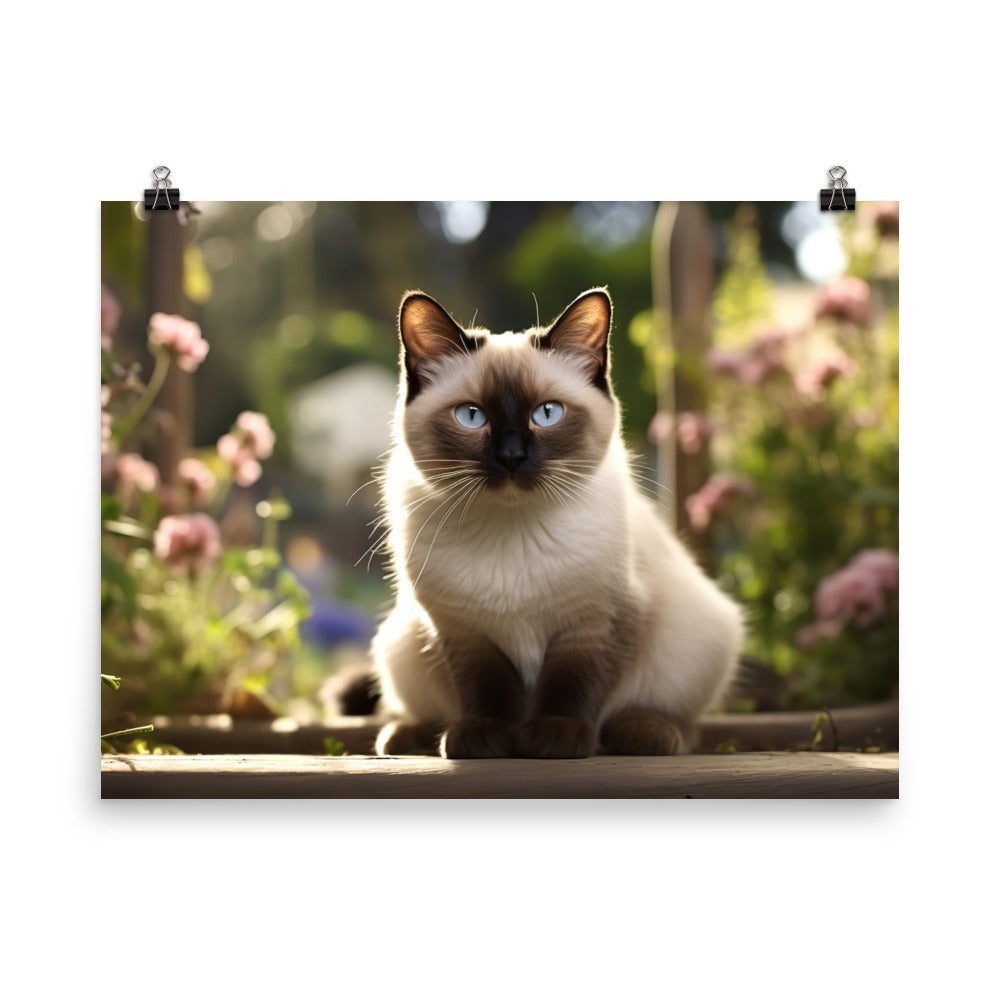 Siamese Photo paper poster - PosterfyAI.com