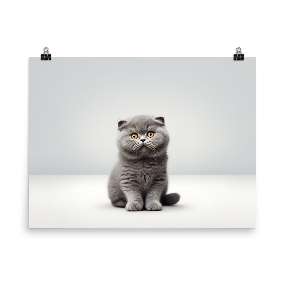 Scottish Fold Photo paper poster - PosterfyAI.com