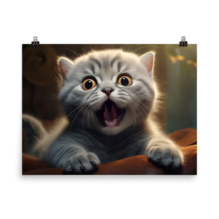 Scottish Fold Photo paper poster - PosterfyAI.com