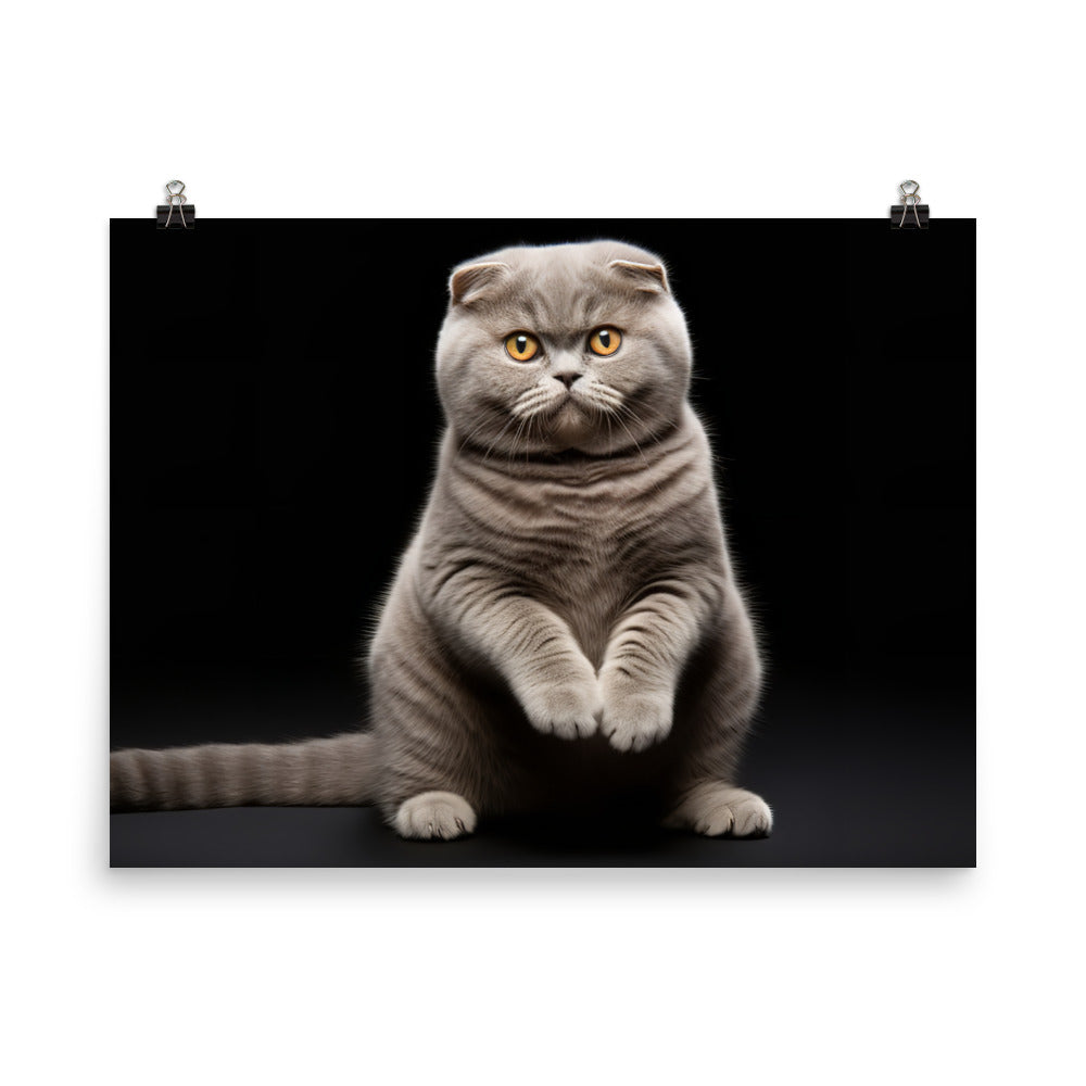 Scottish Fold Photo paper poster - PosterfyAI.com