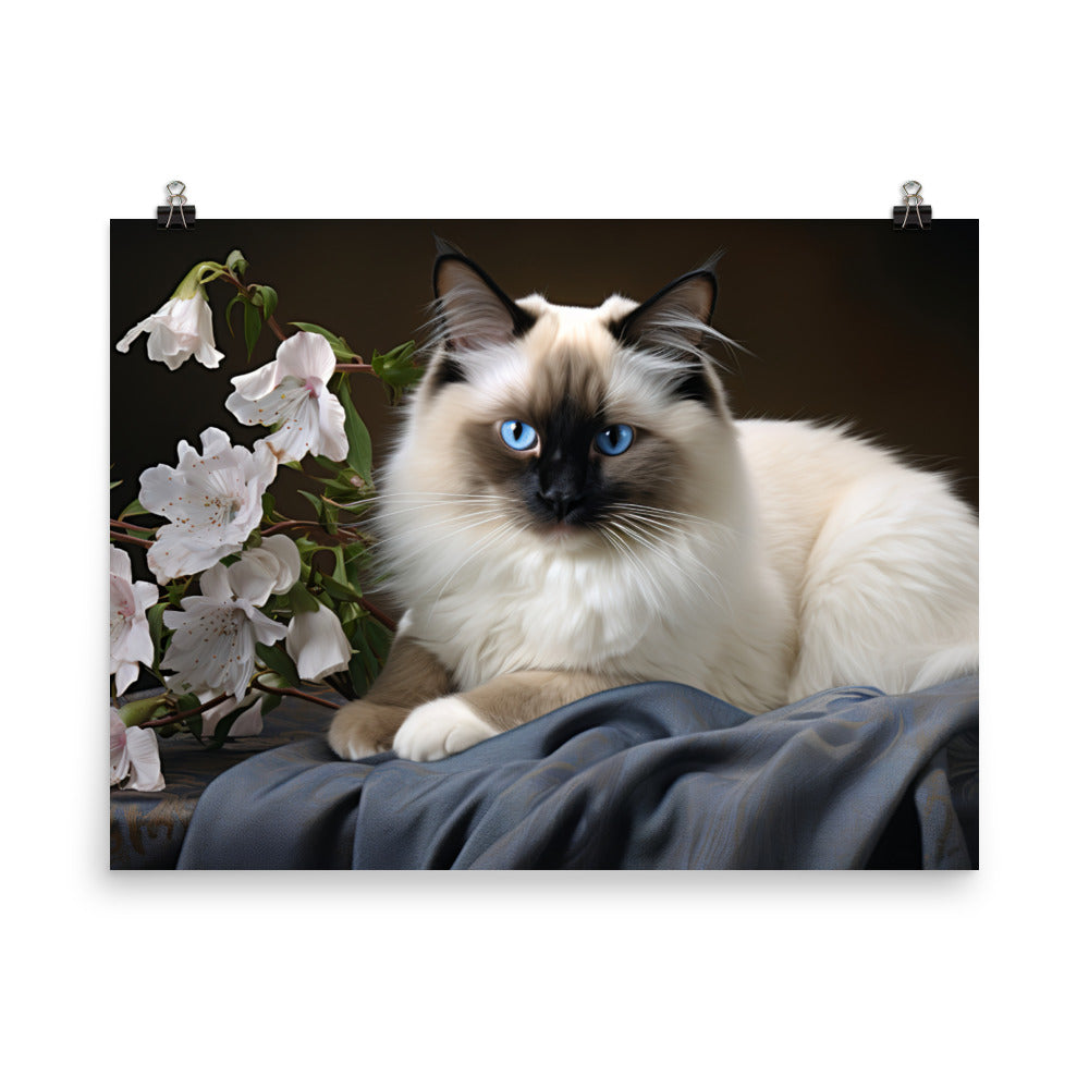 Birman Photo paper poster - PosterfyAI.com