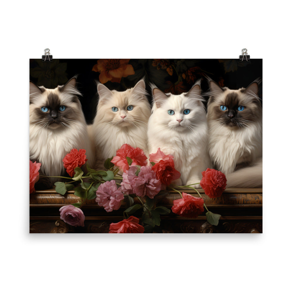 Birman Photo paper poster - PosterfyAI.com