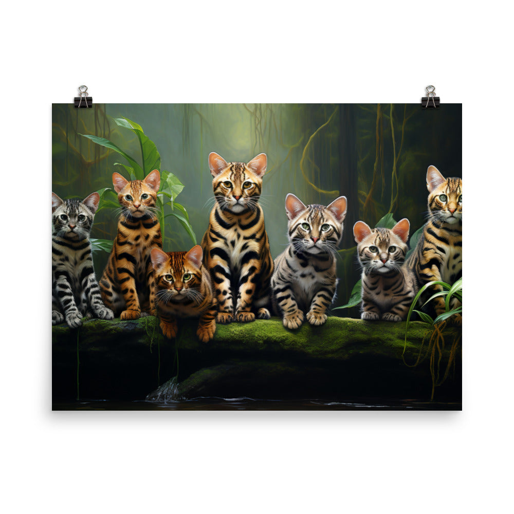 Bengal Photo paper poster - PosterfyAI.com