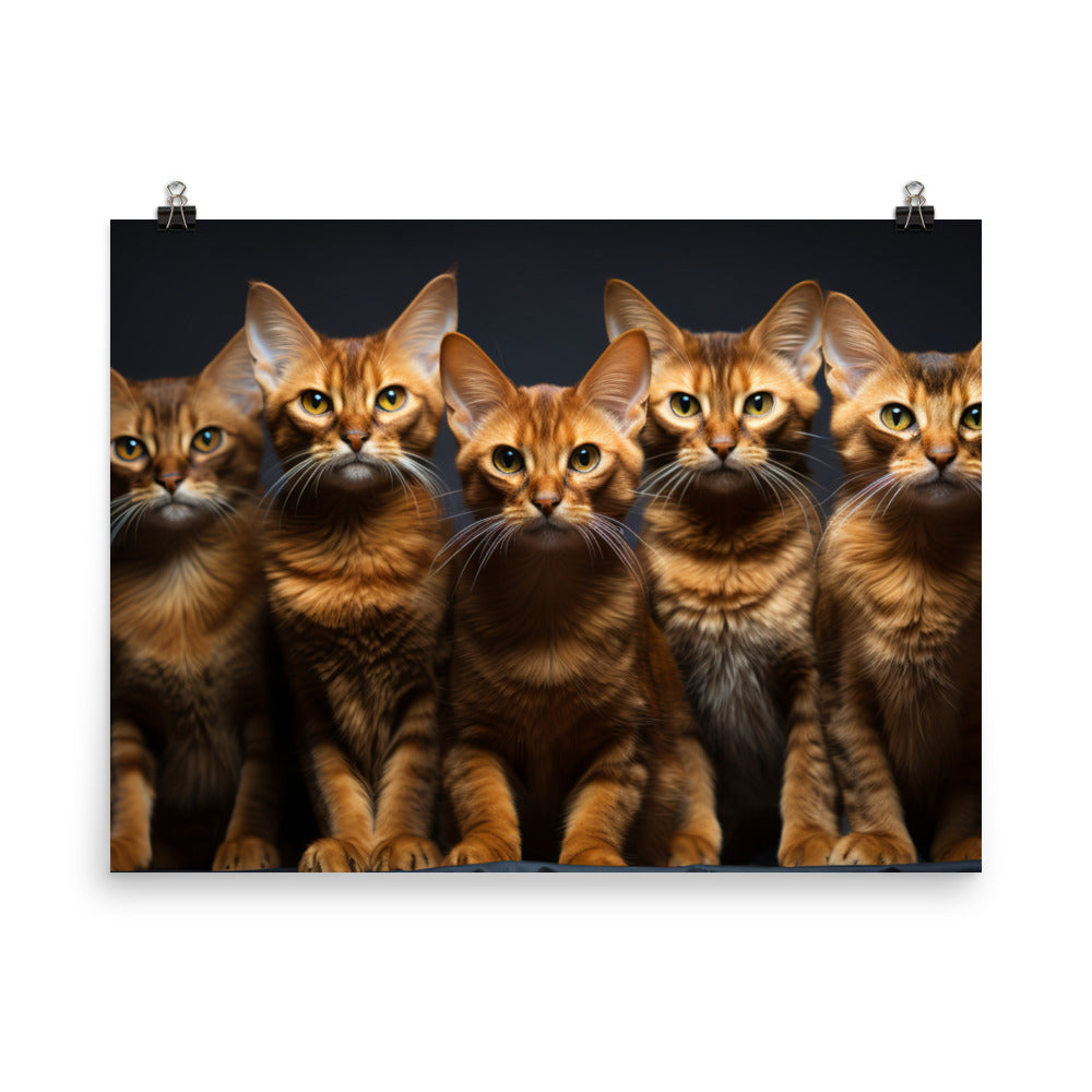 Abyssinian Photo paper poster - PosterfyAI.com