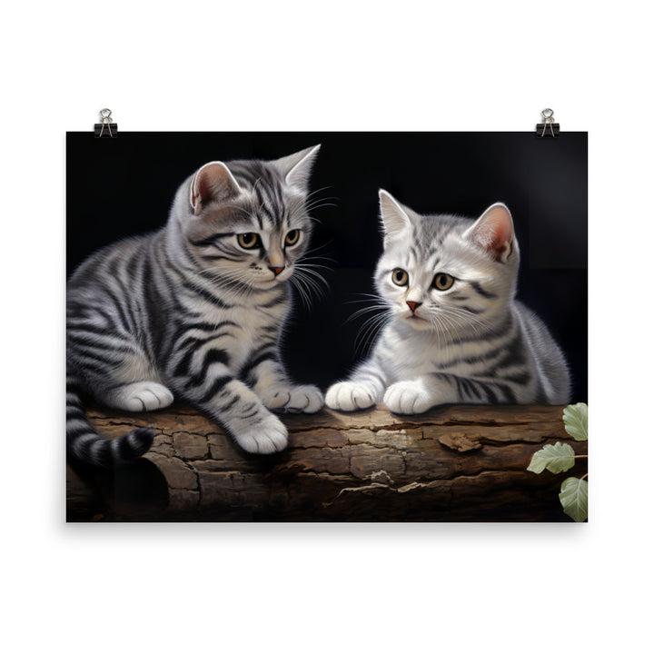 American Shorthair Photo paper poster - PosterfyAI.com