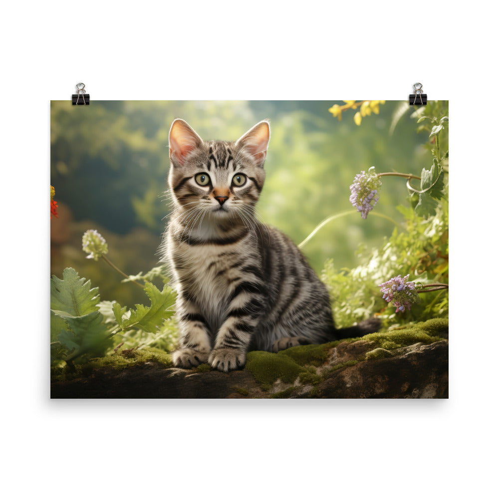 American Shorthair Photo paper poster - PosterfyAI.com