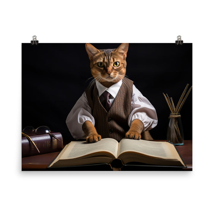 Abyssinian Student Photo paper poster - PosterfyAI.com