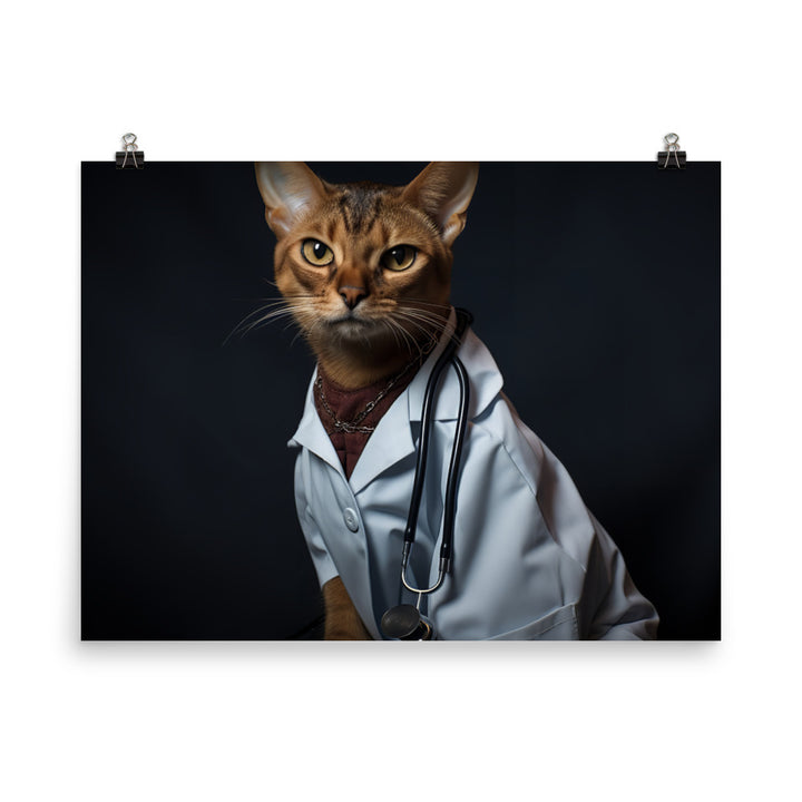 Abyssinian Doctor Photo paper poster - PosterfyAI.com