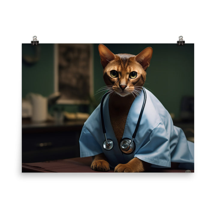 Abyssinian Doctor Photo paper poster - PosterfyAI.com