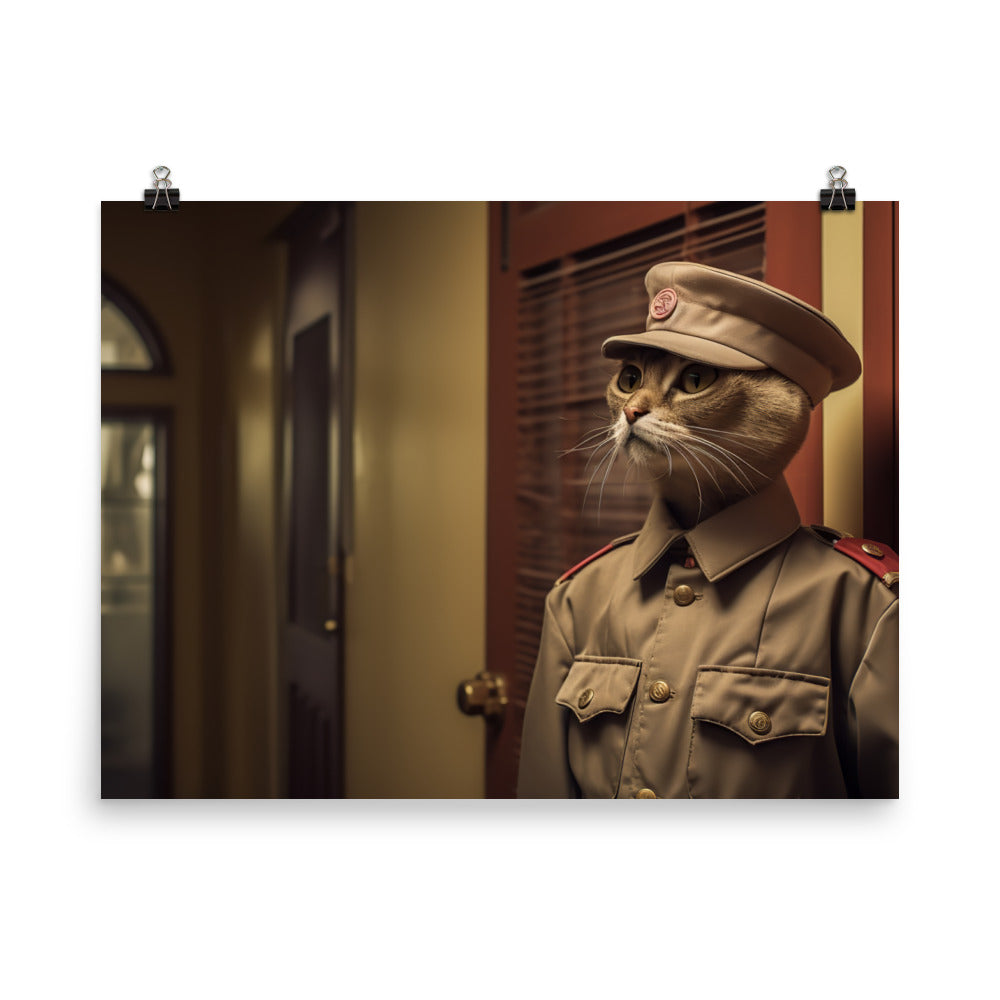 Abyssinian Prison Officer Photo paper poster - PosterfyAI.com