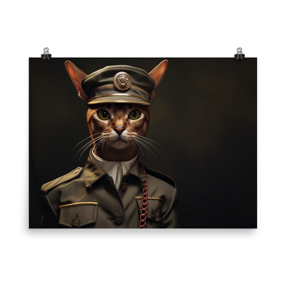 Abyssinian Prison Officer Photo paper poster - PosterfyAI.com