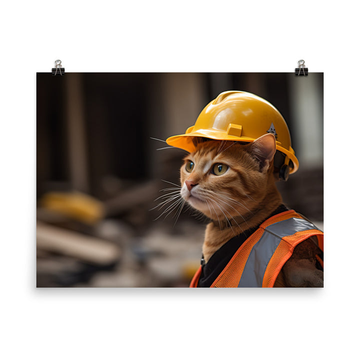 Abyssinian Contractor Photo paper poster - PosterfyAI.com