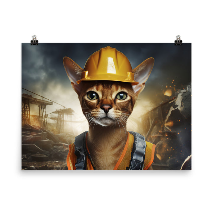 Abyssinian Contractor Photo paper poster - PosterfyAI.com