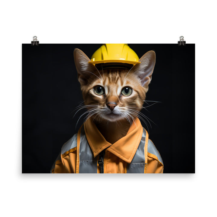 Abyssinian Contractor Photo paper poster - PosterfyAI.com