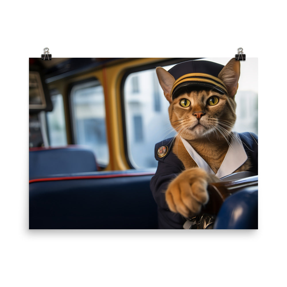 Abyssinian Transit Operator Photo paper poster - PosterfyAI.com