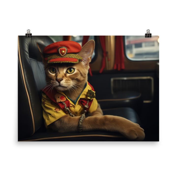 Abyssinian Transit Operator Photo paper poster - PosterfyAI.com