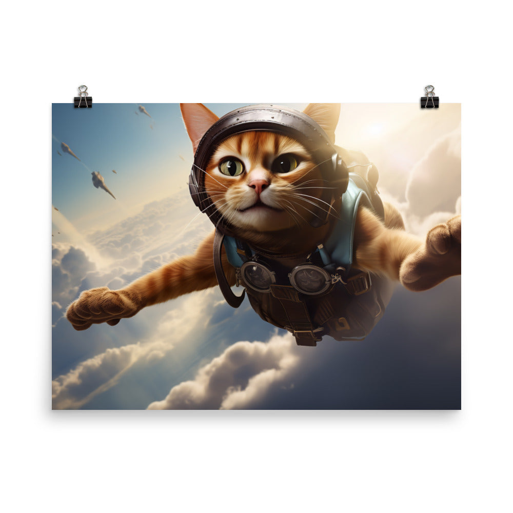 Abyssinian Pilot Photo paper poster - PosterfyAI.com