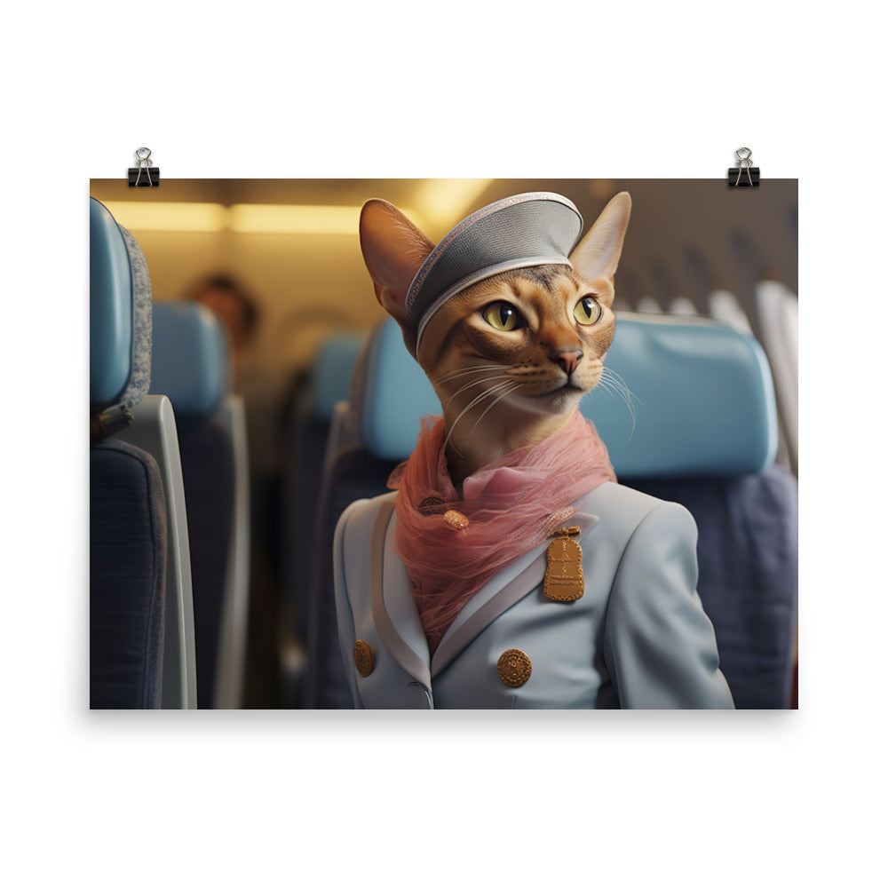 Abyssinian Cabin Crew Photo paper poster - PosterfyAI.com