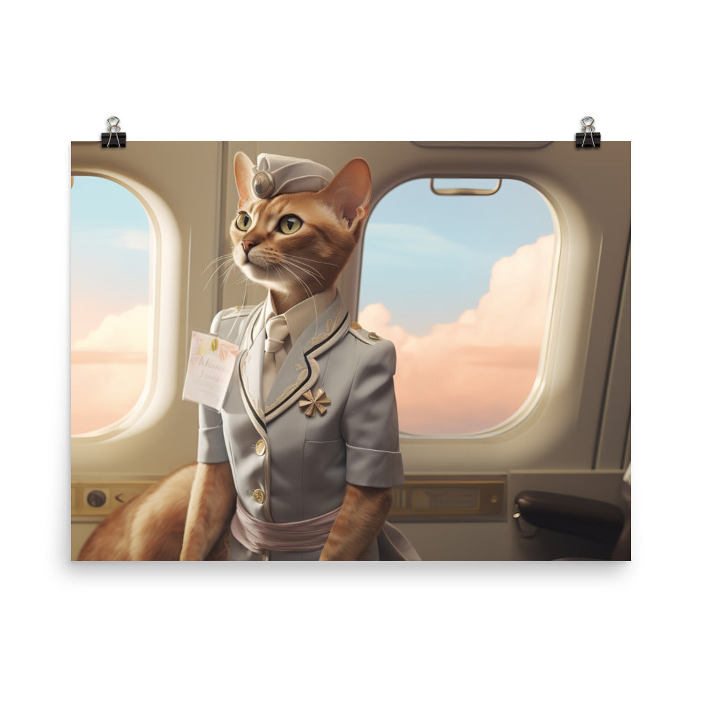 Abyssinian Cabin Crew Photo paper poster - PosterfyAI.com