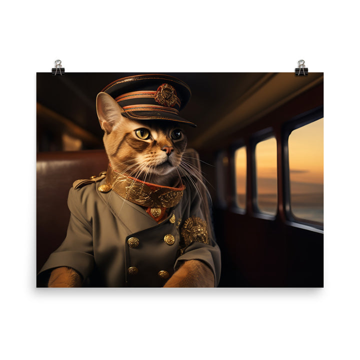 Abyssinian Transit Operator Photo paper poster - PosterfyAI.com