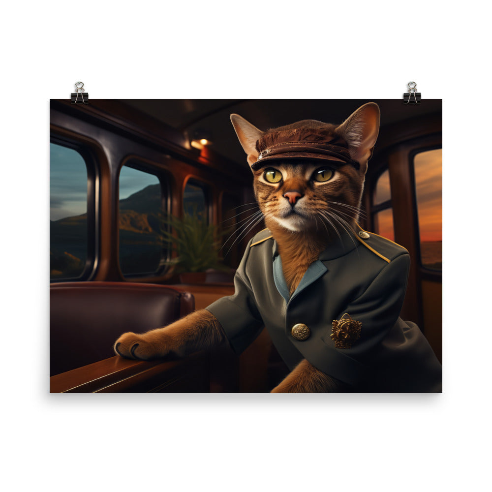 Abyssinian Transit Operator Photo paper poster - PosterfyAI.com