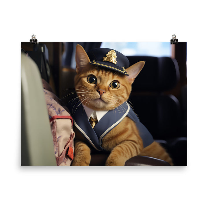 Abyssinian Mail Carrier Photo paper poster - PosterfyAI.com