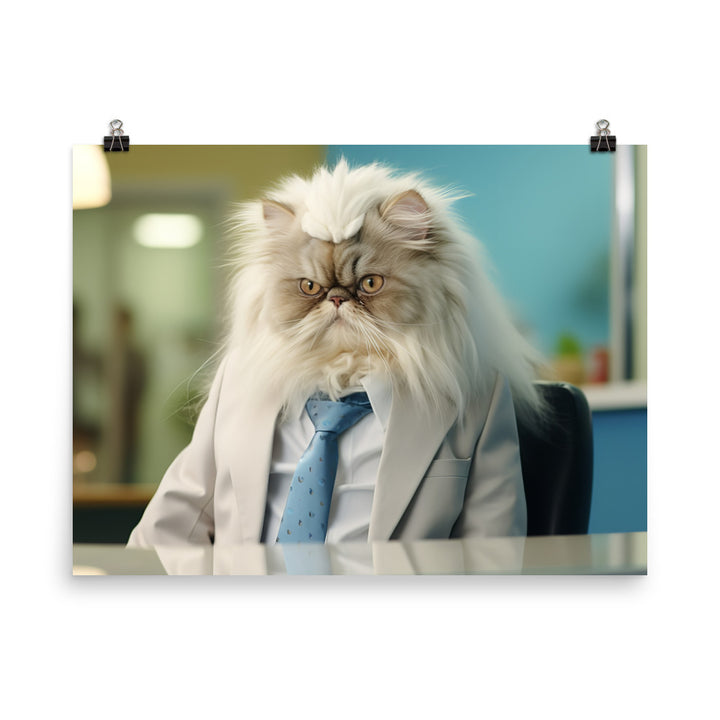 Persian Sales Consultant Photo paper poster - PosterfyAI.com