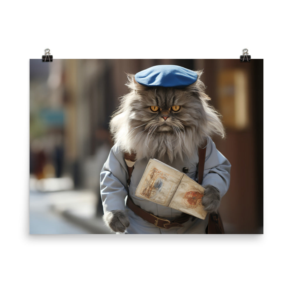 Persian Mail Carrier Photo paper poster - PosterfyAI.com