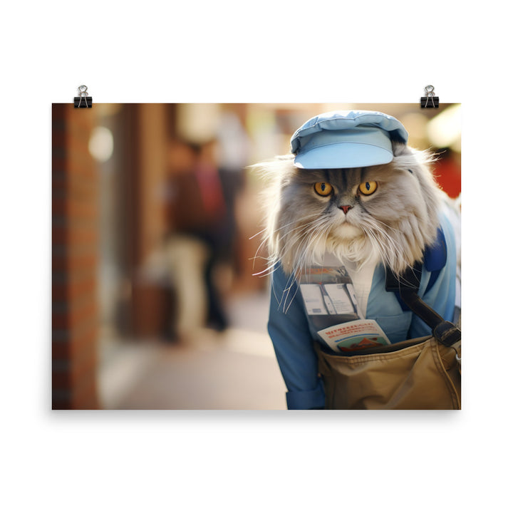 Persian Mail Carrier Photo paper poster - PosterfyAI.com