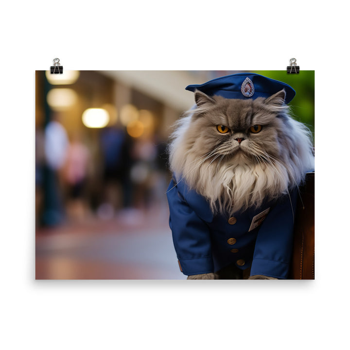 Persian Mail Carrier Photo paper poster - PosterfyAI.com