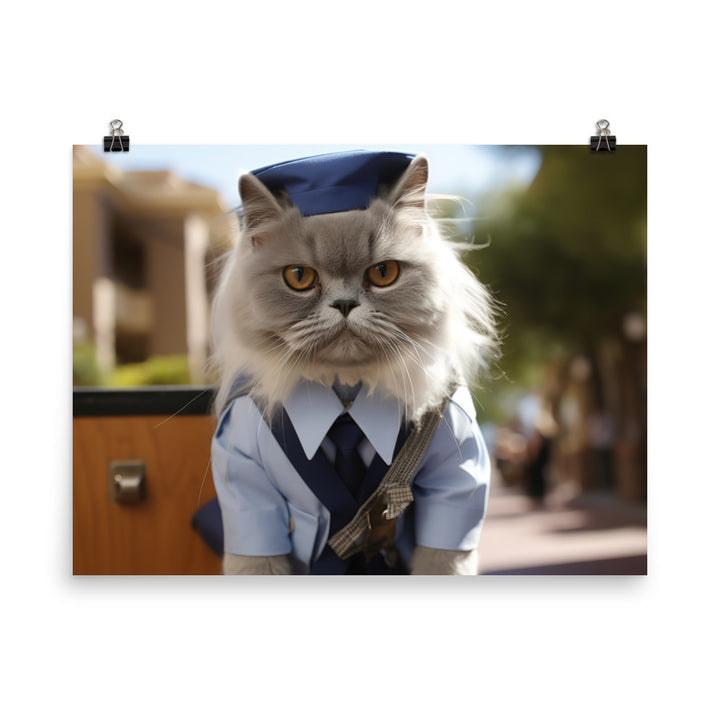 Persian Mail Carrier Photo paper poster - PosterfyAI.com