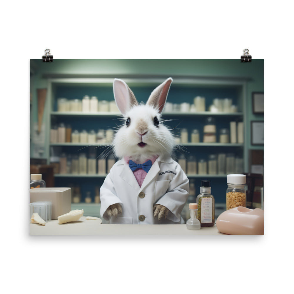 Lionhead Pharmacist Photo paper poster - PosterfyAI.com