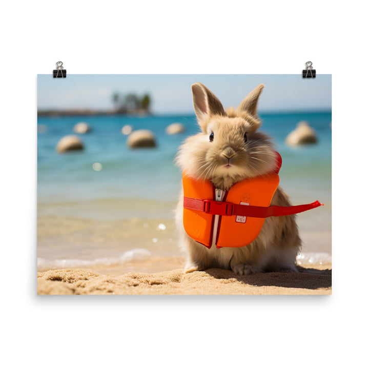 Lionhead Lifeguard Photo paper poster - PosterfyAI.com