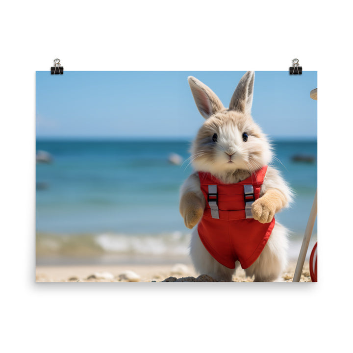 Lionhead Lifeguard Photo paper poster - PosterfyAI.com