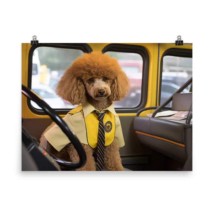 Poodle Transit Operator Photo paper poster - PosterfyAI.com