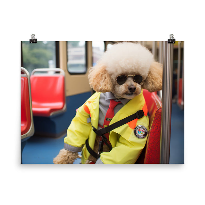 Poodle Transit Operator Photo paper poster - PosterfyAI.com