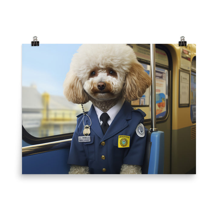 Poodle Transit Operator Photo paper poster - PosterfyAI.com