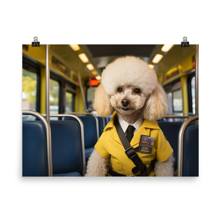 Poodle Transit Operator Photo paper poster - PosterfyAI.com