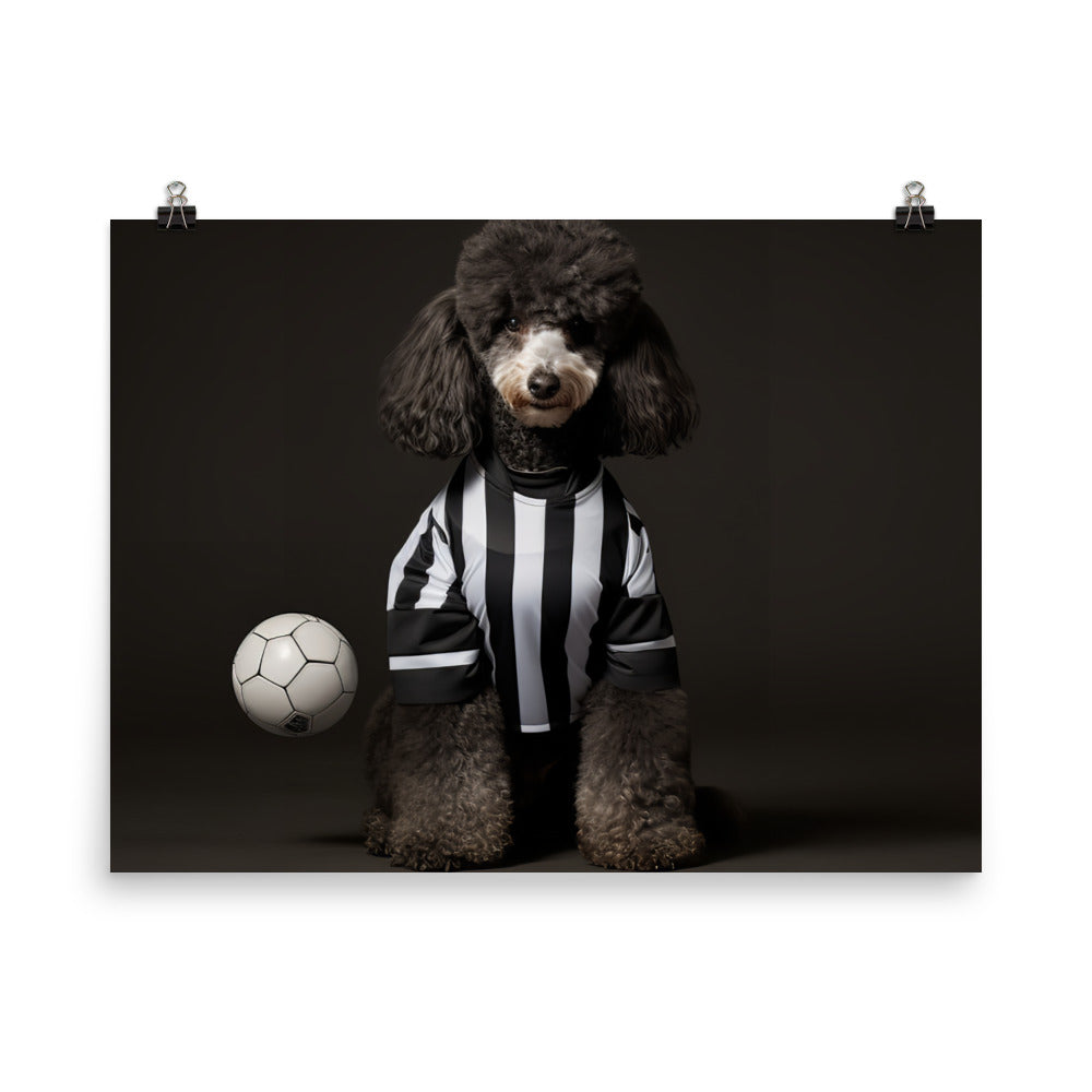 Poodle Referee Photo paper poster - PosterfyAI.com