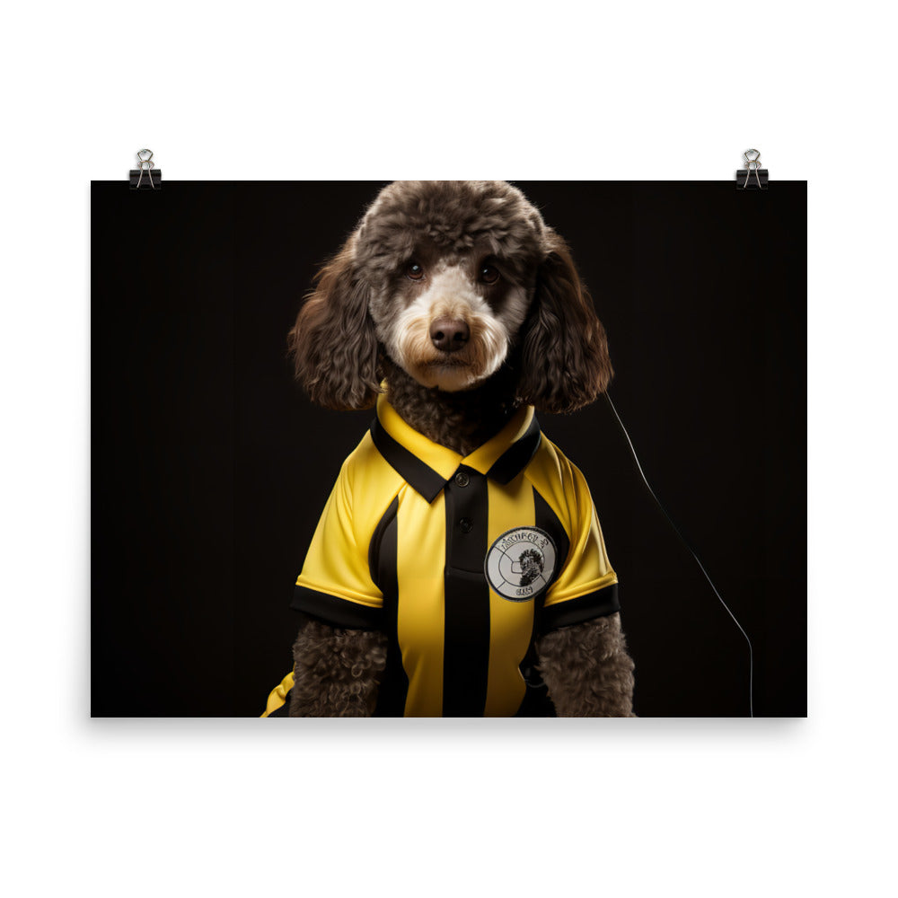 Poodle Referee Photo paper poster - PosterfyAI.com