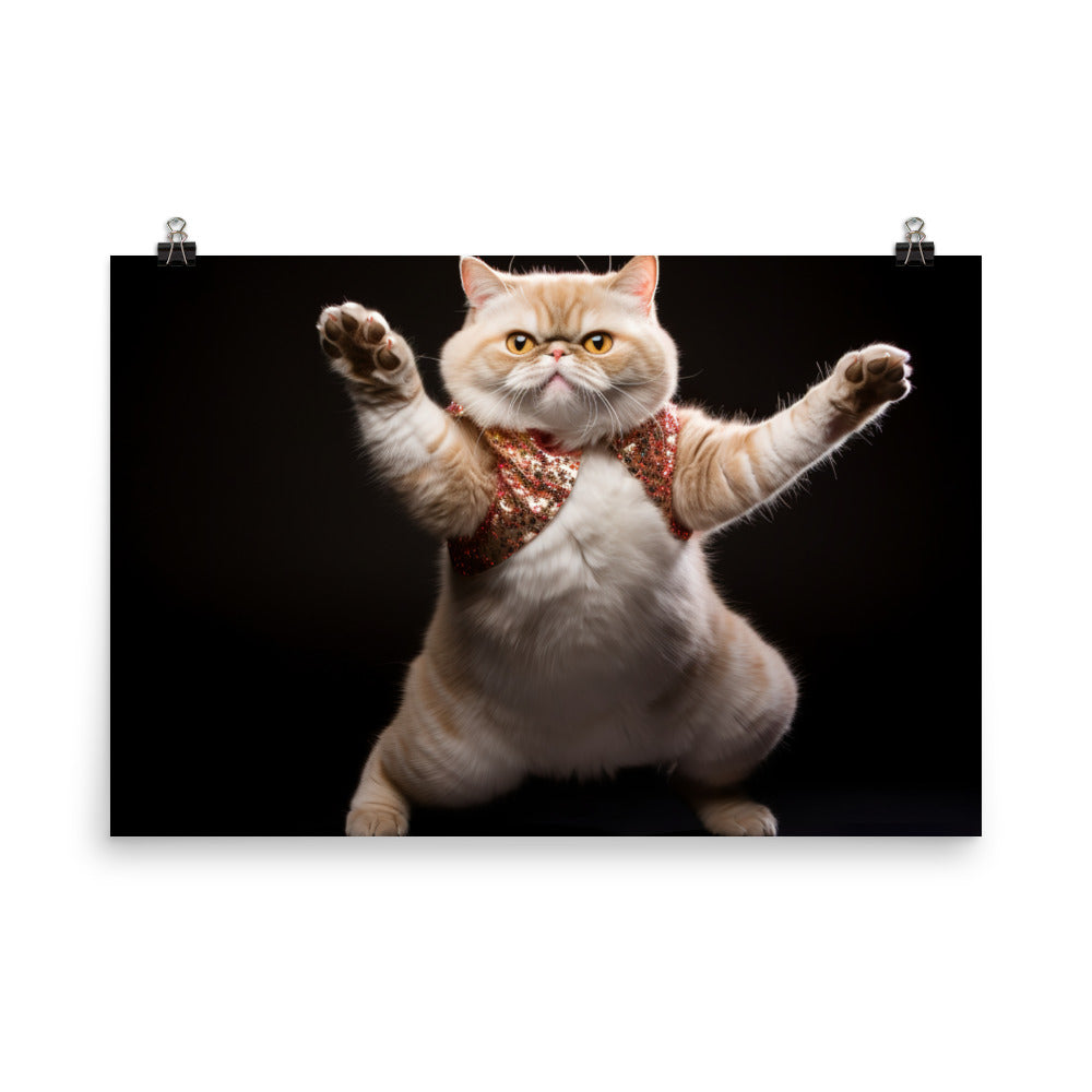 Exotic Shorthair Photo paper poster - PosterfyAI.com