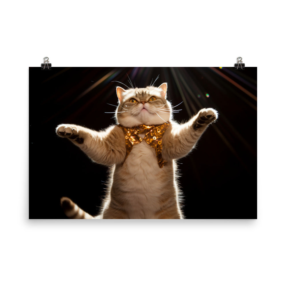 Exotic Shorthair Photo paper poster - PosterfyAI.com