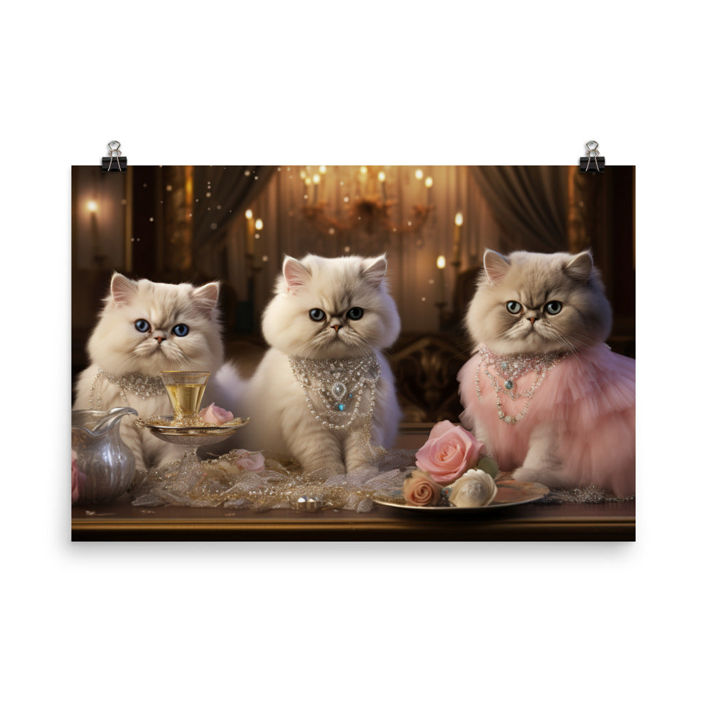 Exotic Shorthair Photo paper poster - PosterfyAI.com