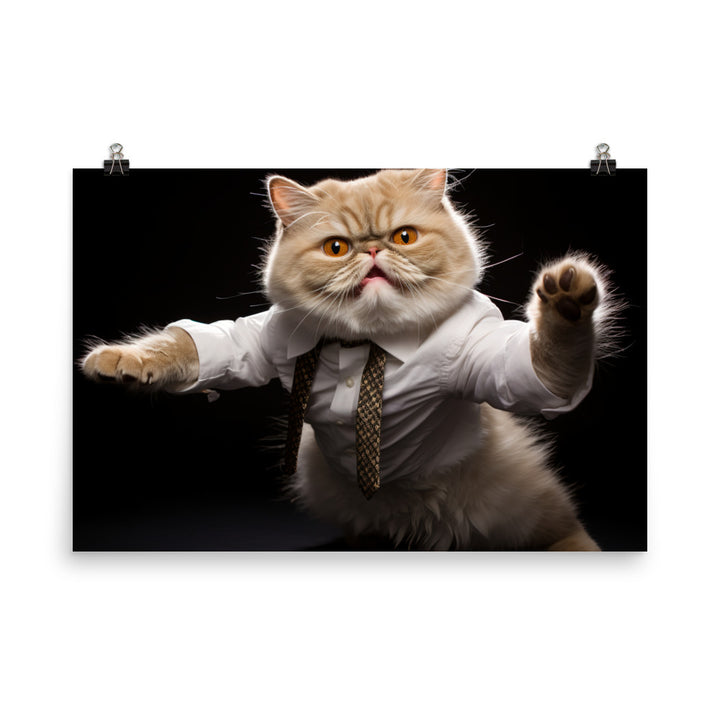 Exotic Shorthair Photo paper poster - PosterfyAI.com